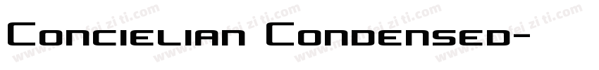 Concielian Condensed字体转换